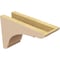 Ekena Millwork 4"W x 12"D x 8"H Classic Olympic Rough Cedar Woodgrain TimberThane Corbel, Primed Tan CORUR04X12X08OLYRCPR - alternate 3